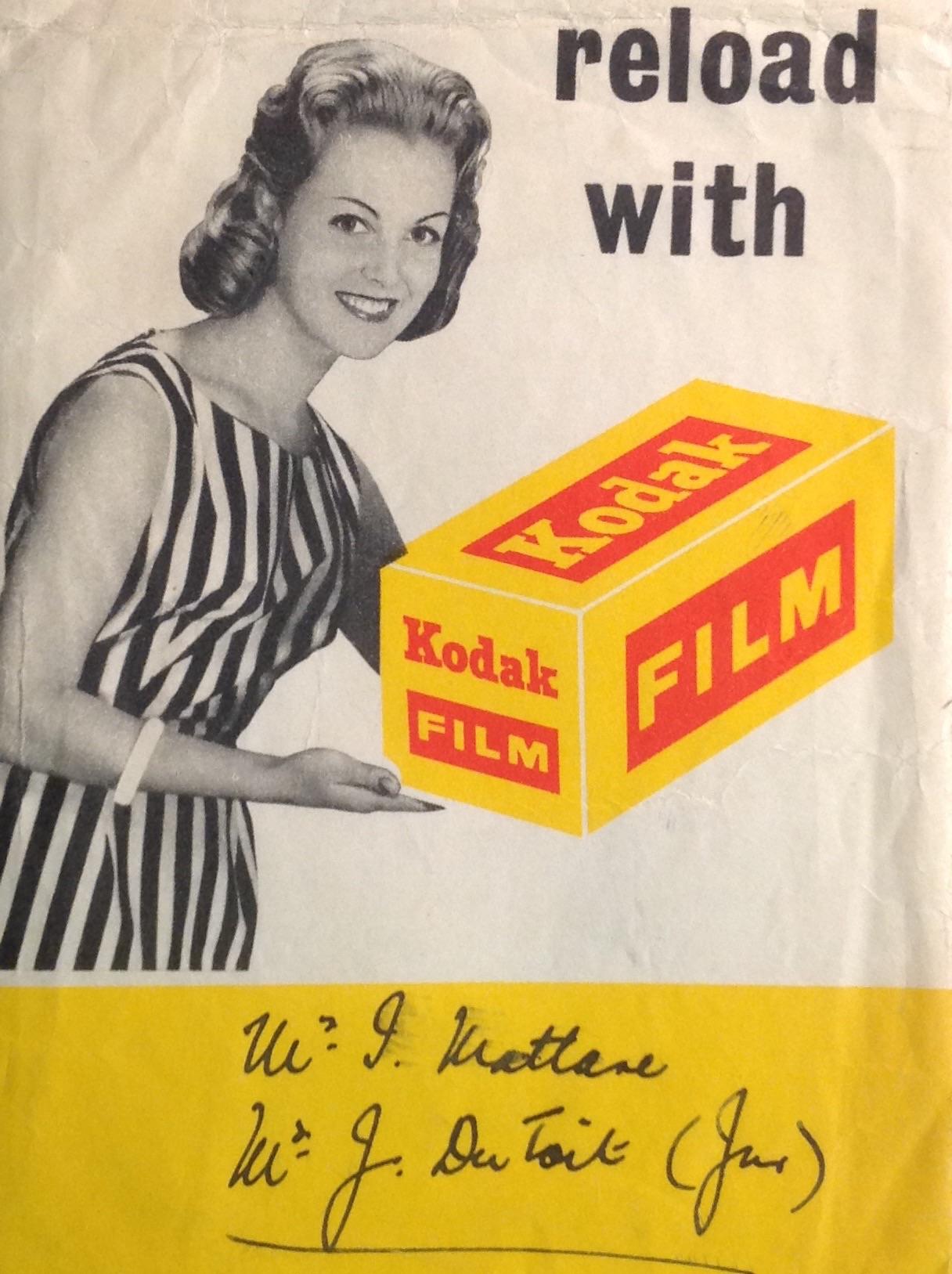 The Kodak Girl South African Film Wallets (1910s to 1960s) The